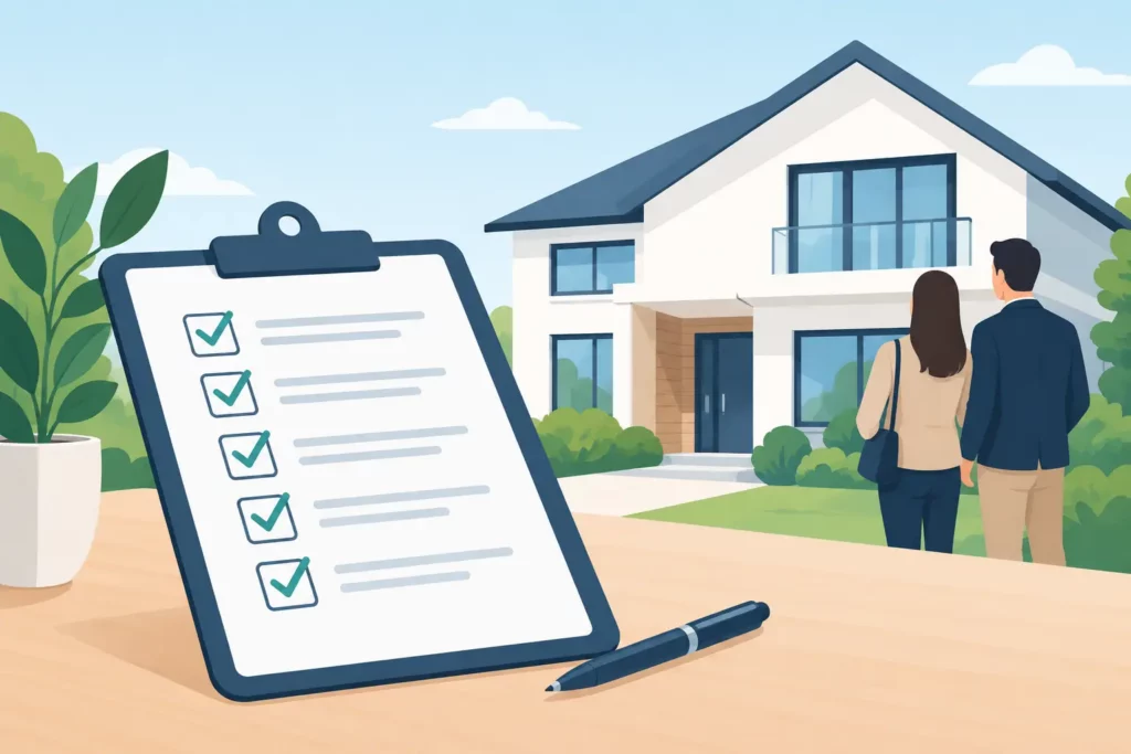 Checkliste für Immobilienbesichtigung erstellen