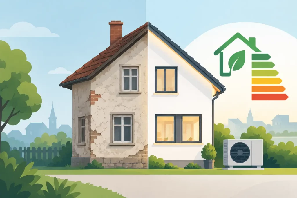 Energieverbrauch im Altbau sinnvoll senken